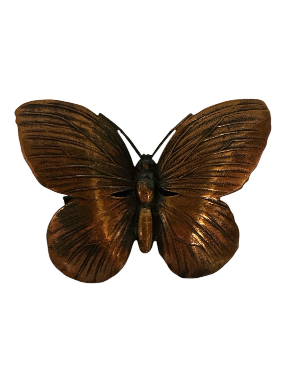 Vintage Copper Butterfly Brooch